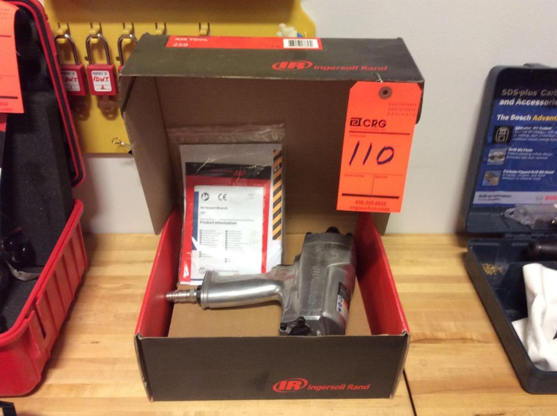 Ingersoll Rand 3/4 inch drive pneumatic impact wrench mn 259 with box