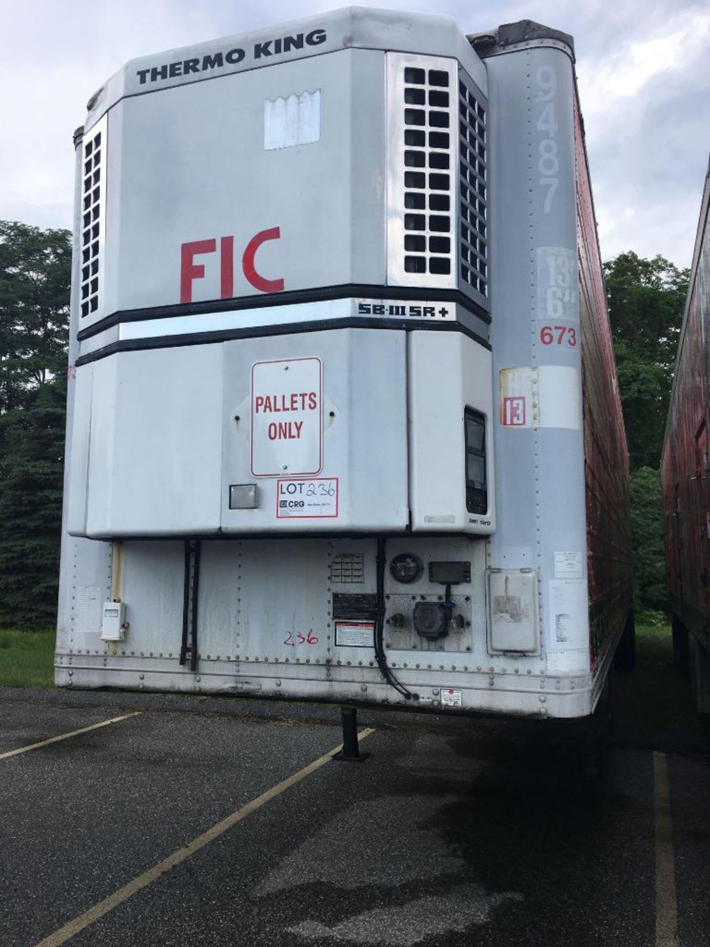 Multi Temp Refrigerated Semi Trailer - 32013 n/s hours, 1GRAA9624TW74706