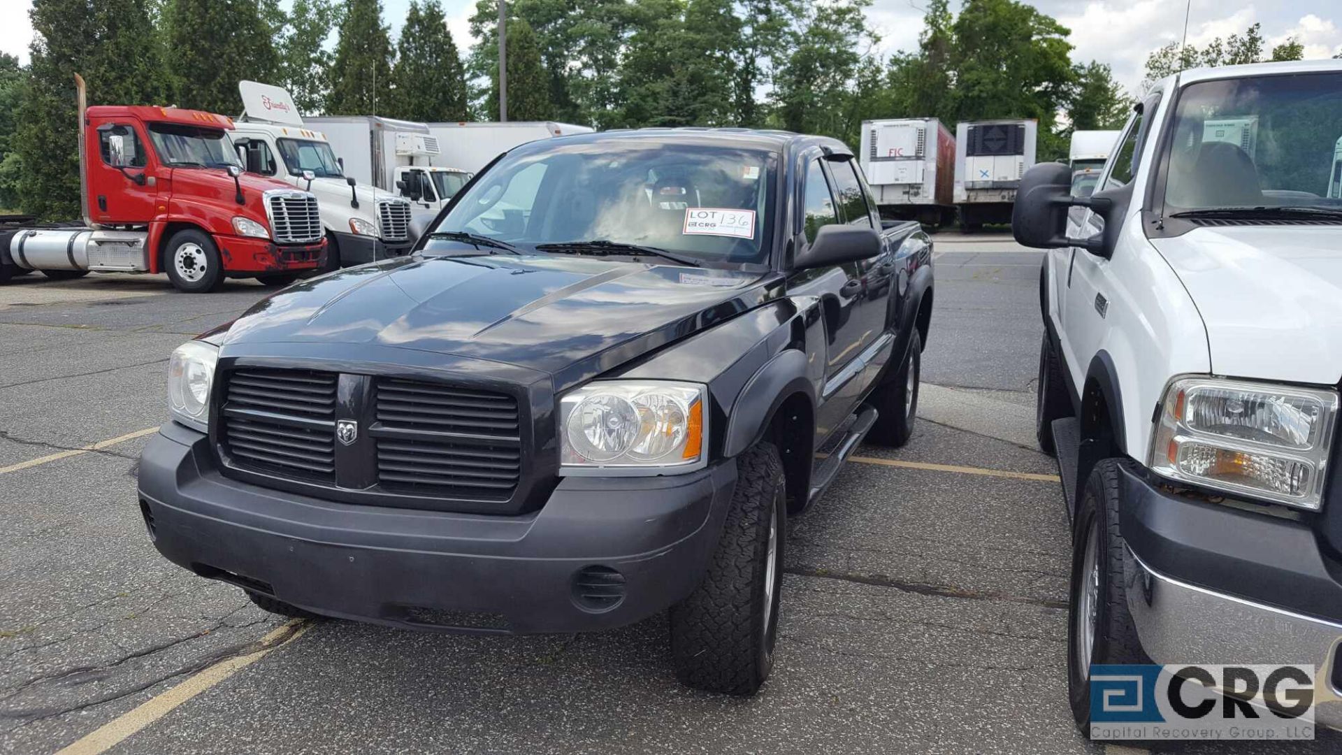 2006 Dodge PU Truck, crew cab, 6 speed manual transmission, AM/FM Cassette stereo, AC, manual