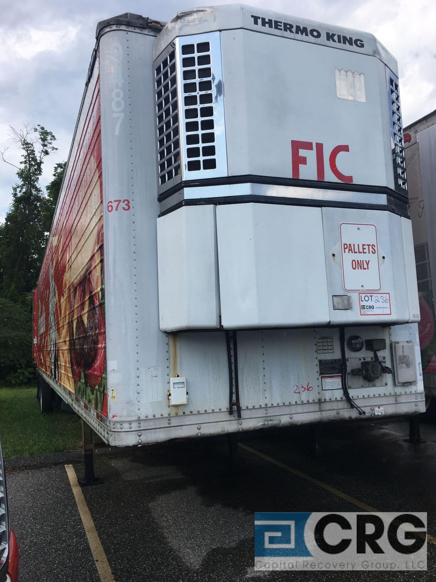 Multi Temp Refrigerated Semi Trailer - 32013 n/s hours, 1GRAA9624TW74706 - Image 3 of 5