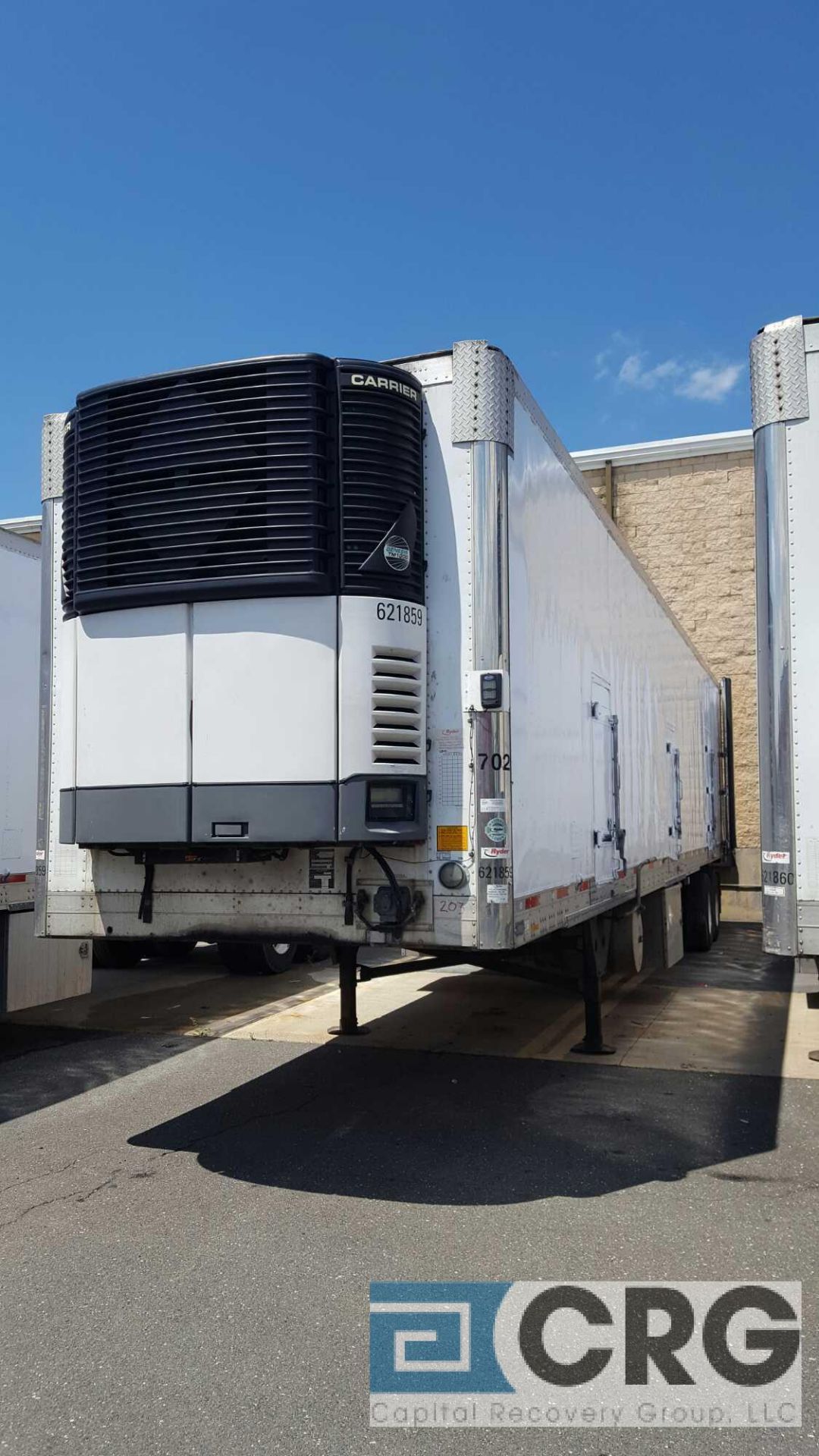 2010 Utility Multi Temp Refrigerated Semi Trailer - 45 Long, 102" wide, Carrier Genesis TM1000, - Image 2 of 5