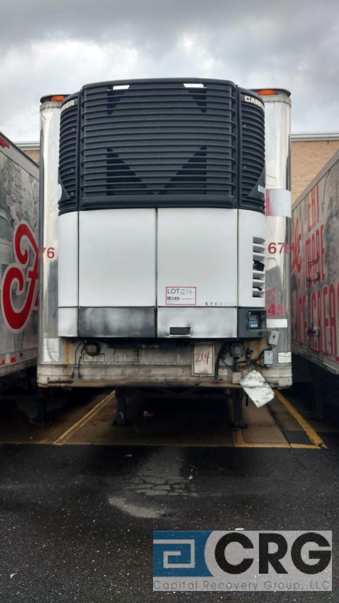 2004 Great Dane Multi Temp Refrigerated Semi Trailer - 45 Long, 96" wide, Carrier Genesis TM1000, - Image 2 of 8