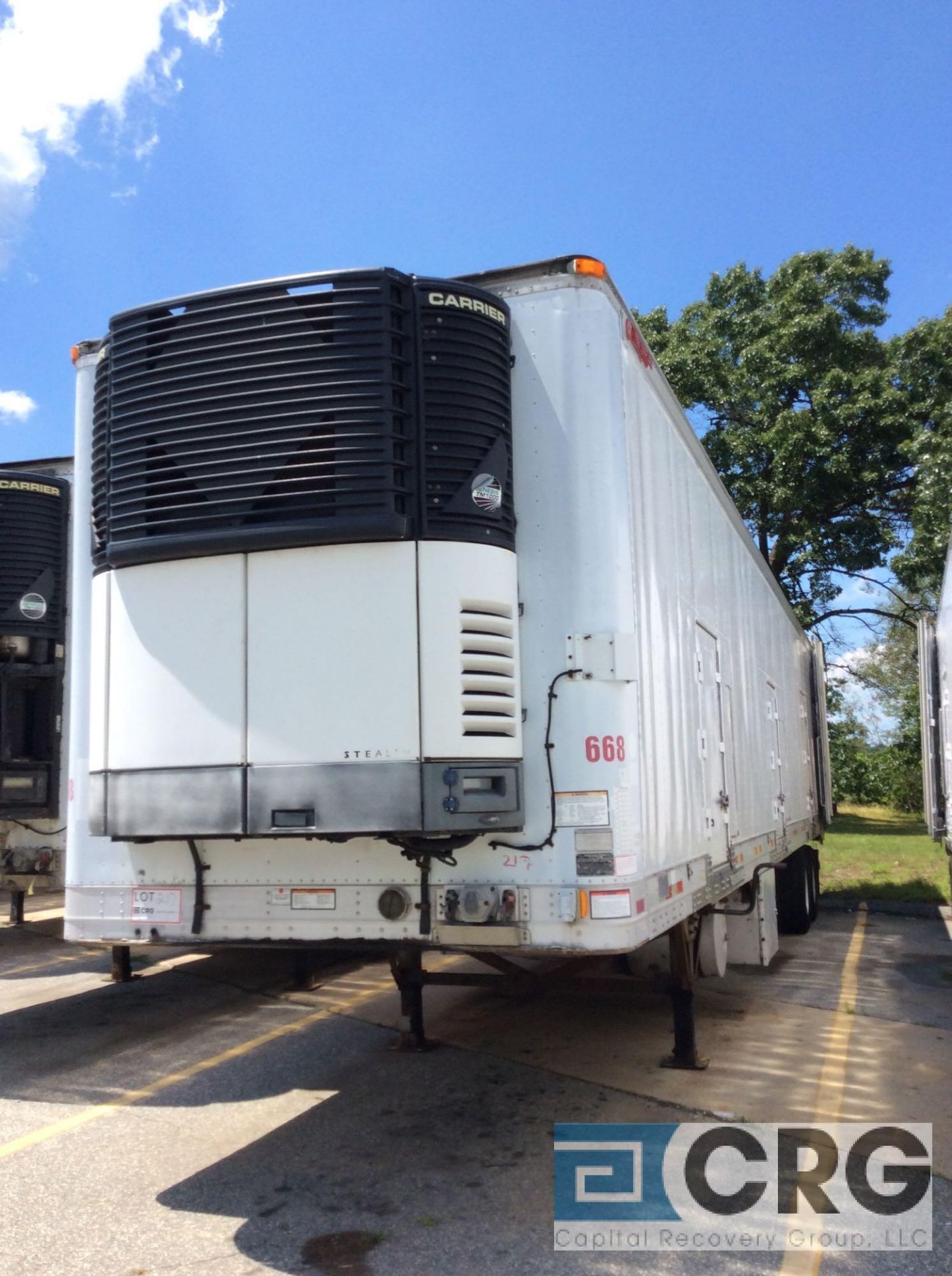 2003 Great Dane Multi Temp Refrigerated Semi Trailer - 45 Long, , , hours, 6 side doors - 3 - Image 6 of 7