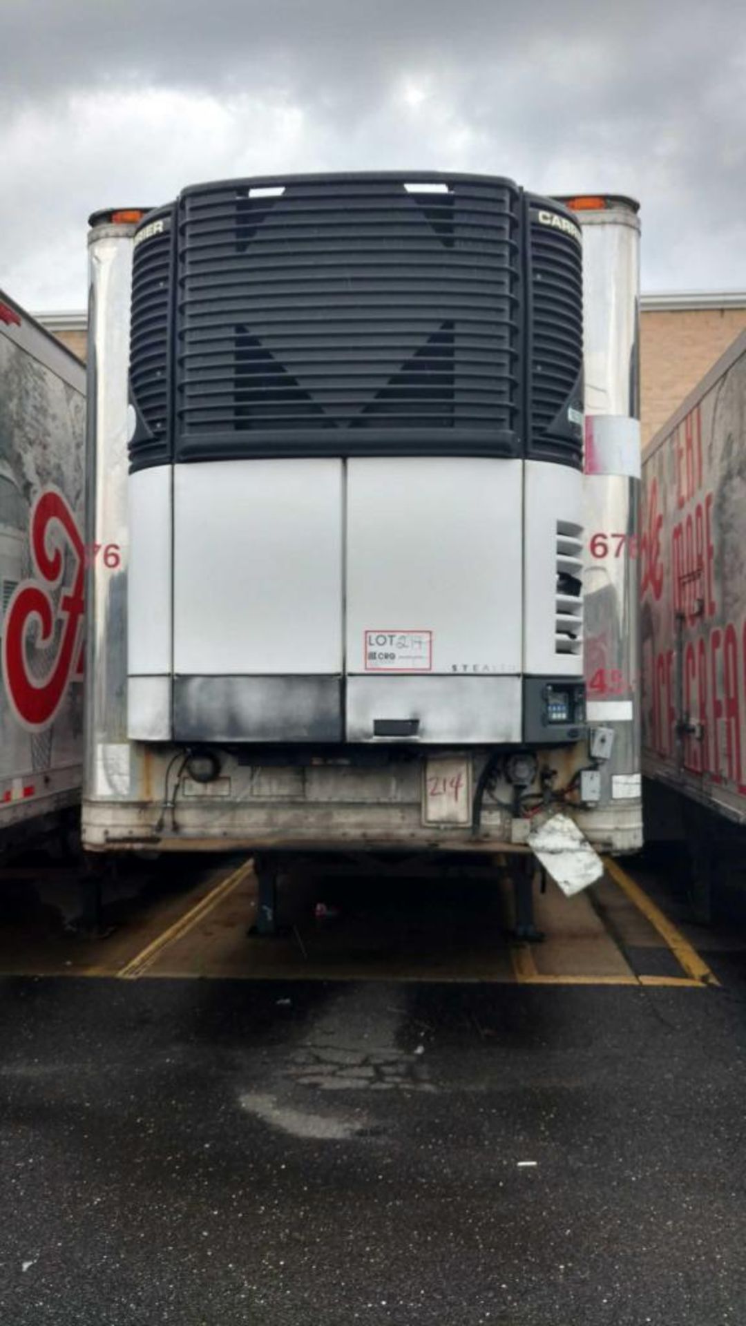 2004 Great Dane Multi Temp Refrigerated Semi Trailer - 45 Long, 96" wide, Carrier Genesis TM1000,