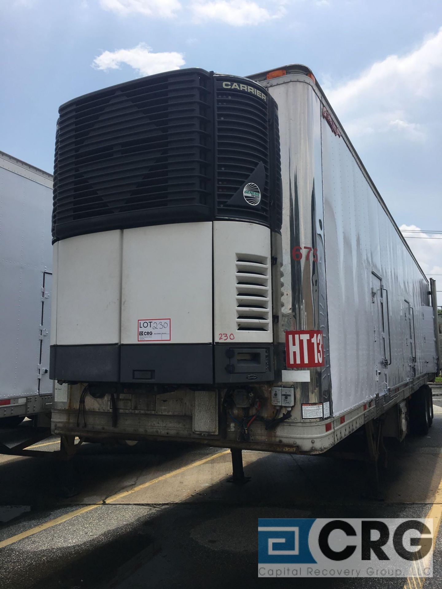 2004 Great Dane Multi Temp Refrigerated Semi Trailer - 42 Long, 96" wide, Carrier Genesis TM1000, - Image 2 of 8