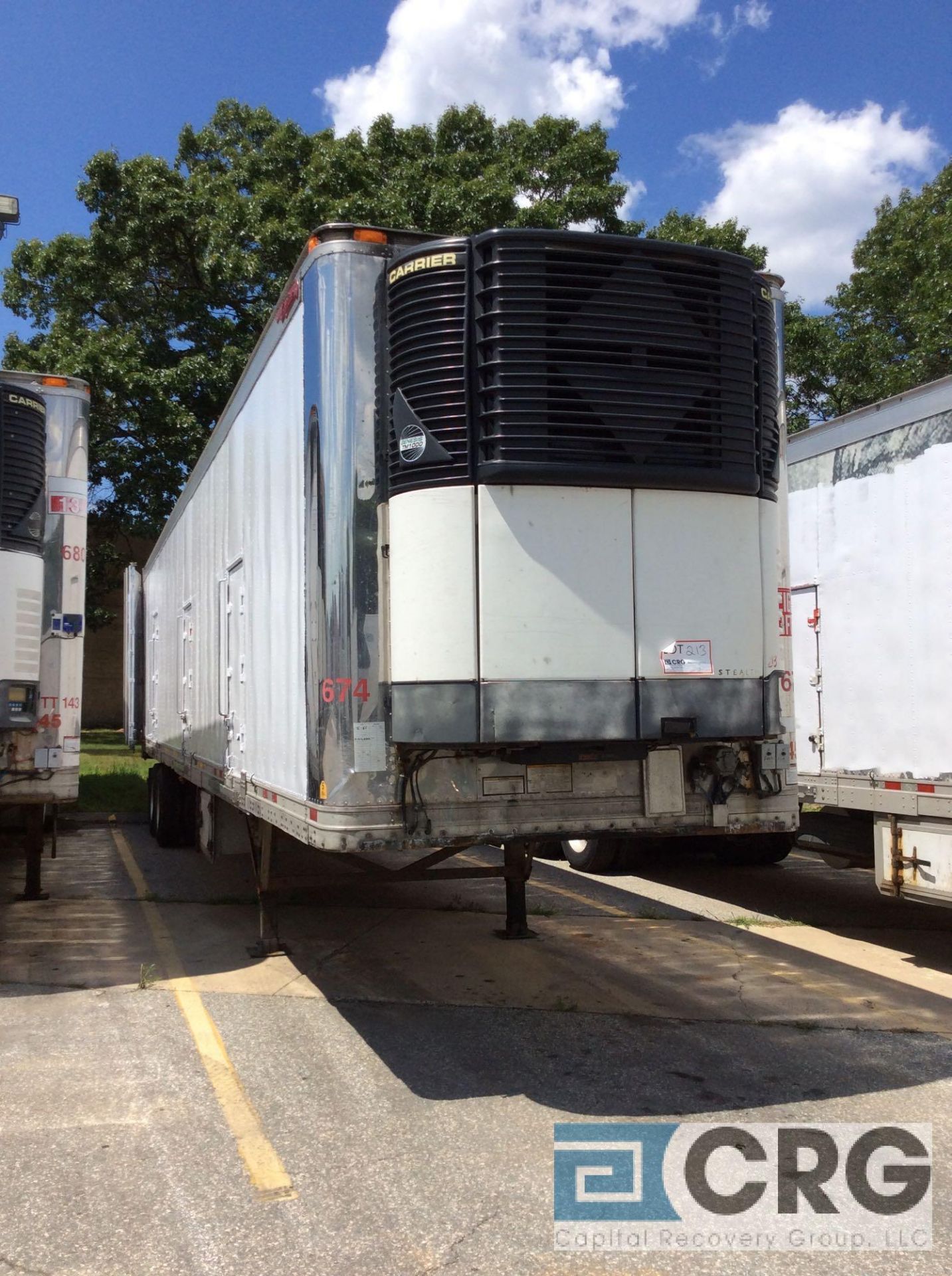 2004 Great Dane Multi Temp Refrigerated Semi Trailer - 45 Long, 96" wide, Carrier Stealth, 17569 - Image 8 of 8