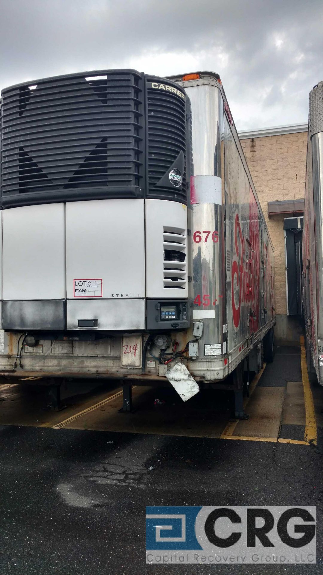 2004 Great Dane Multi Temp Refrigerated Semi Trailer - 45 Long, 96" wide, Carrier Genesis TM1000, - Image 3 of 8