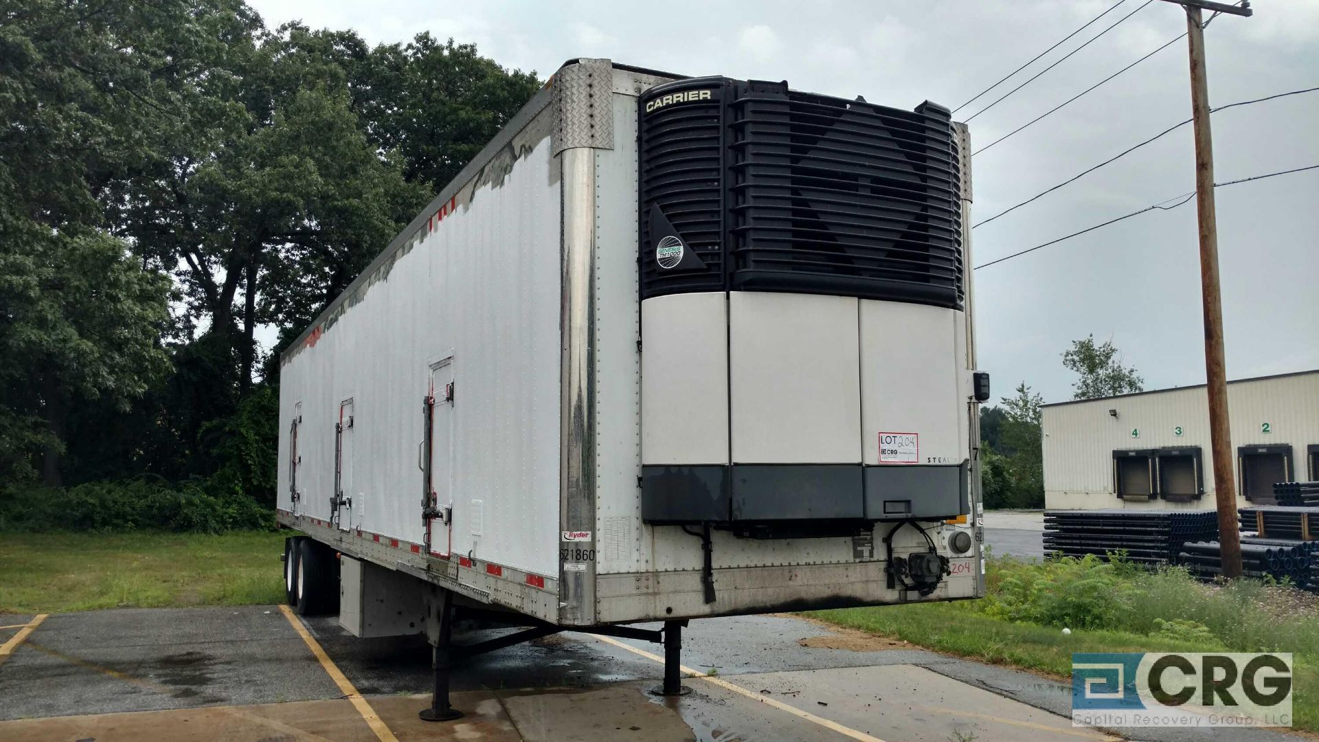 2010 Utility Multi Temp Refrigerated Semi Trailer - 45 Long, 102" wide, Carrier Genesis TM1000, - Image 4 of 7