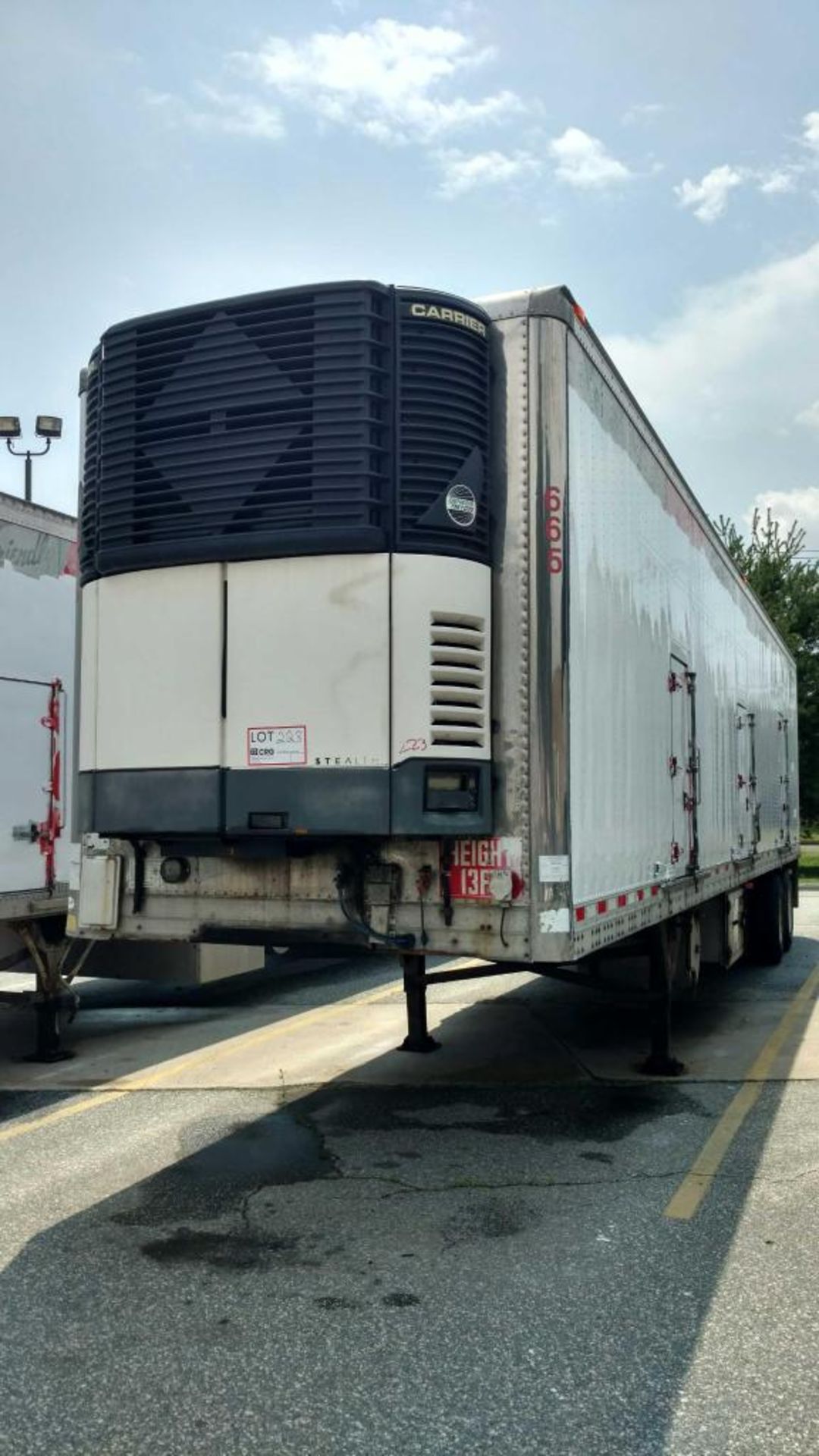 2002 Kidron Multi Temp Refrigerated Semi Trailer - 42 Long, 96" wide, Carrier Genesis TM1000, 20462