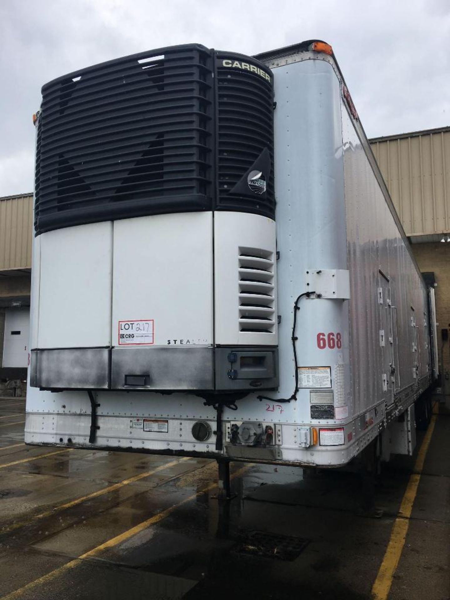 2003 Great Dane Multi Temp Refrigerated Semi Trailer - 45 Long, , , hours, 6 side doors - 3