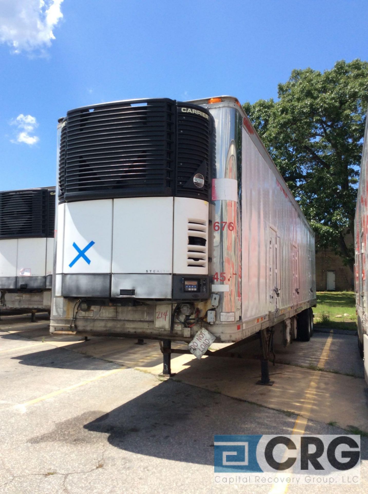 2004 Great Dane Multi Temp Refrigerated Semi Trailer - 45 Long, 96" wide, Carrier Genesis TM1000, - Image 7 of 8