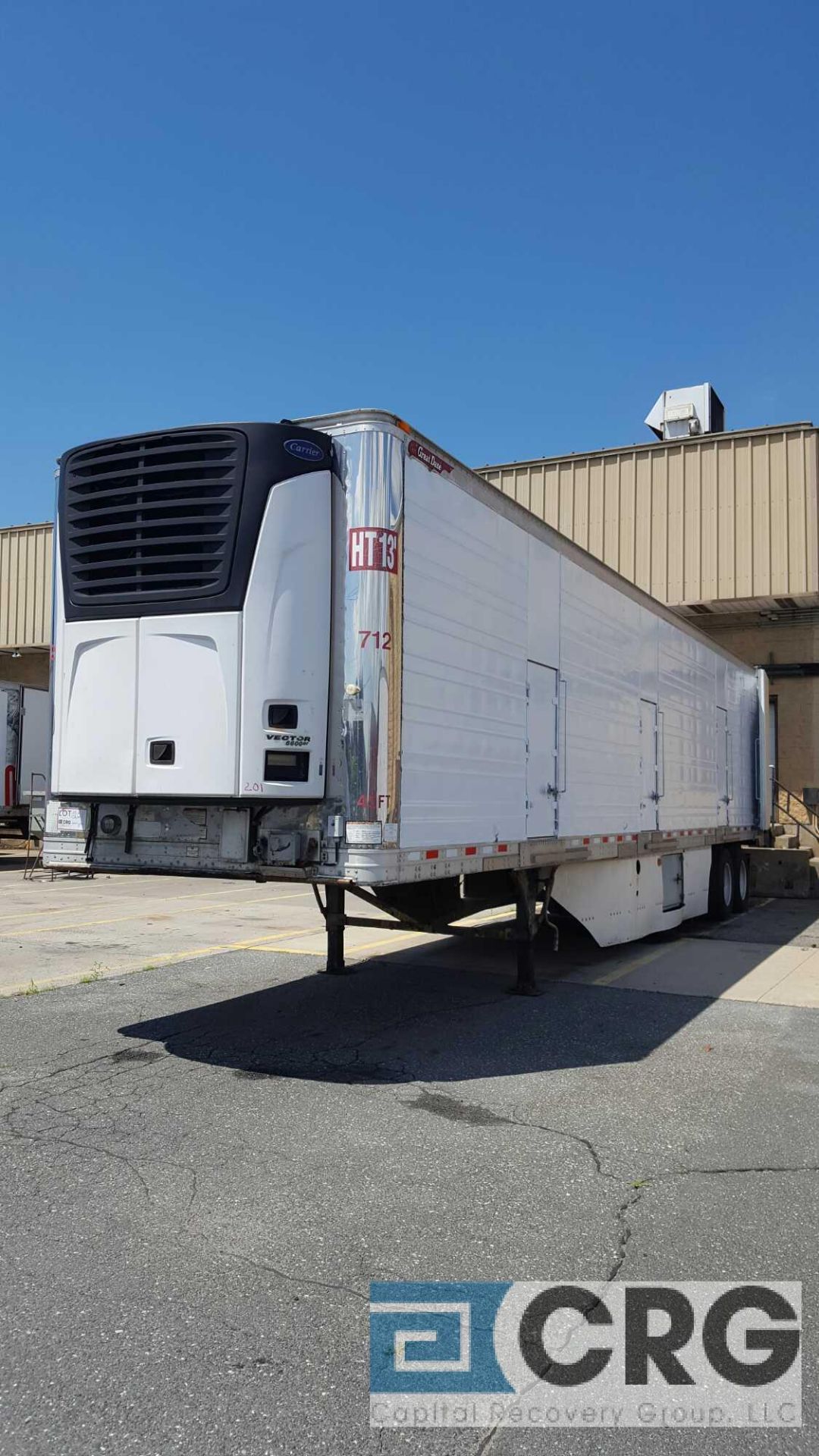 2012 Great Dane Multi Temp Refrigerated Semi Trailer - 45 Long, 102" wide, Carrior Vector 6600MR, - Image 6 of 7