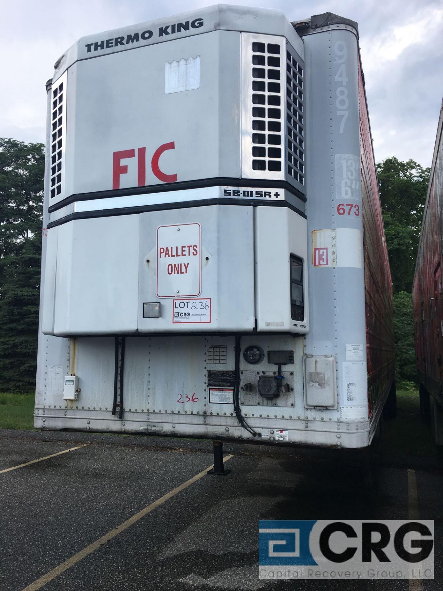 Multi Temp Refrigerated Semi Trailer - 32013 n/s hours, 1GRAA9624TW74706 - Image 2 of 5
