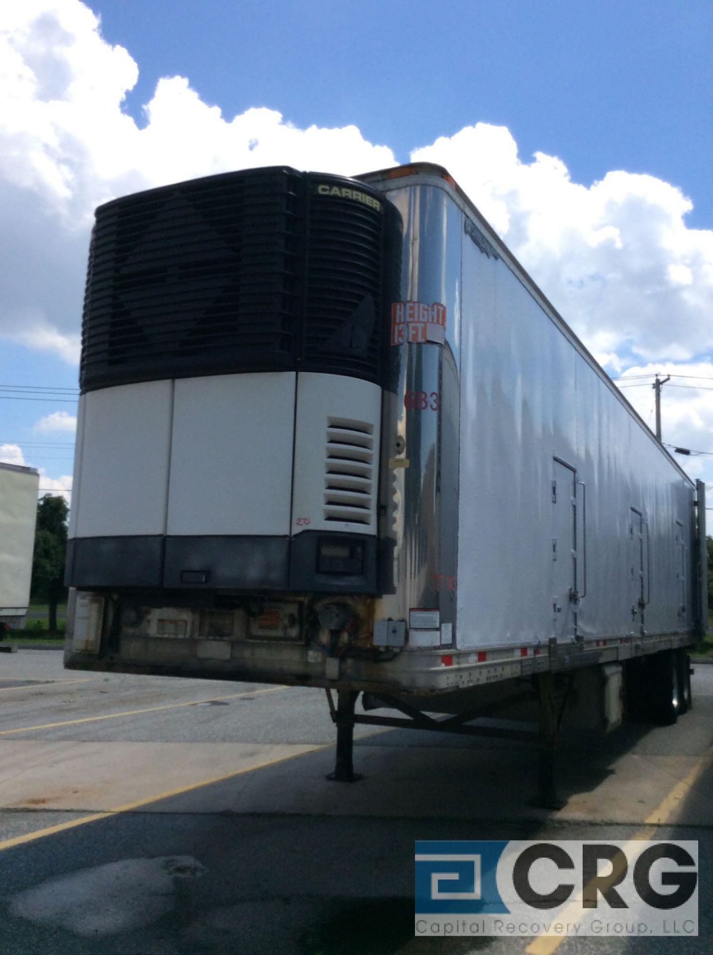 2005 Great Dane Multi Temp Refrigerated Semi Trailer - 43 Long, 96" wide, Carrier Genesis TM1000, - Image 7 of 8