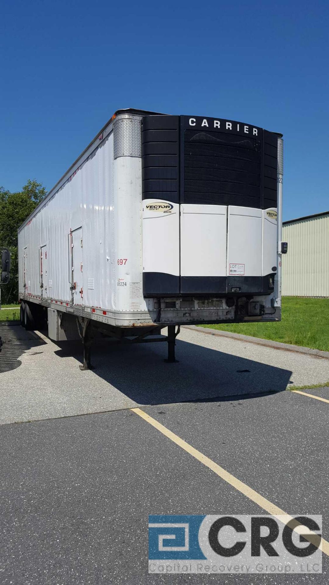 2009 Great Dane Multi Temp Refrigerated Semi Trailer - 45 Long, 102" wide, Carrier Vector 1800MT - Image 2 of 5