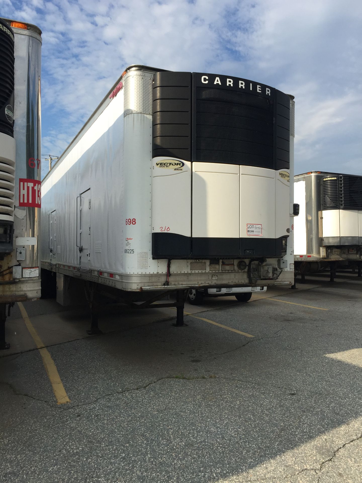 2009 Great Dane Multi Temp Refrigerated Semi Trailer - 45 Long, 102" wide, Carrier Vector 1800MT - Image 8 of 10
