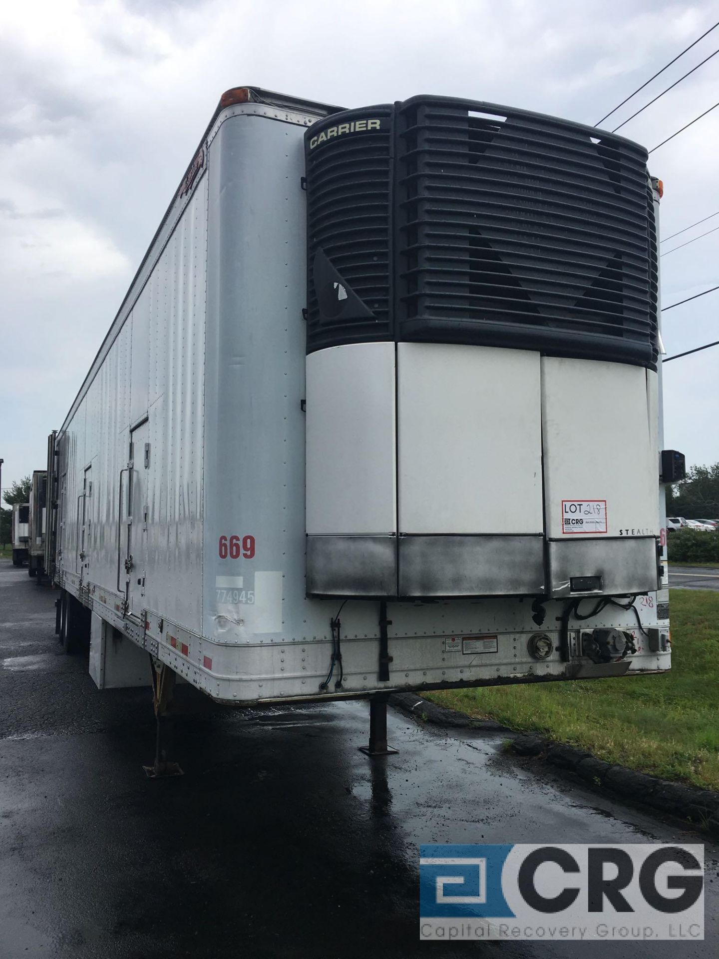 2003 Great Dane Multi Temp Refrigerated Semi Trailer - 45 Long, 102" wide, Carrier T1000, n/s - Image 3 of 7