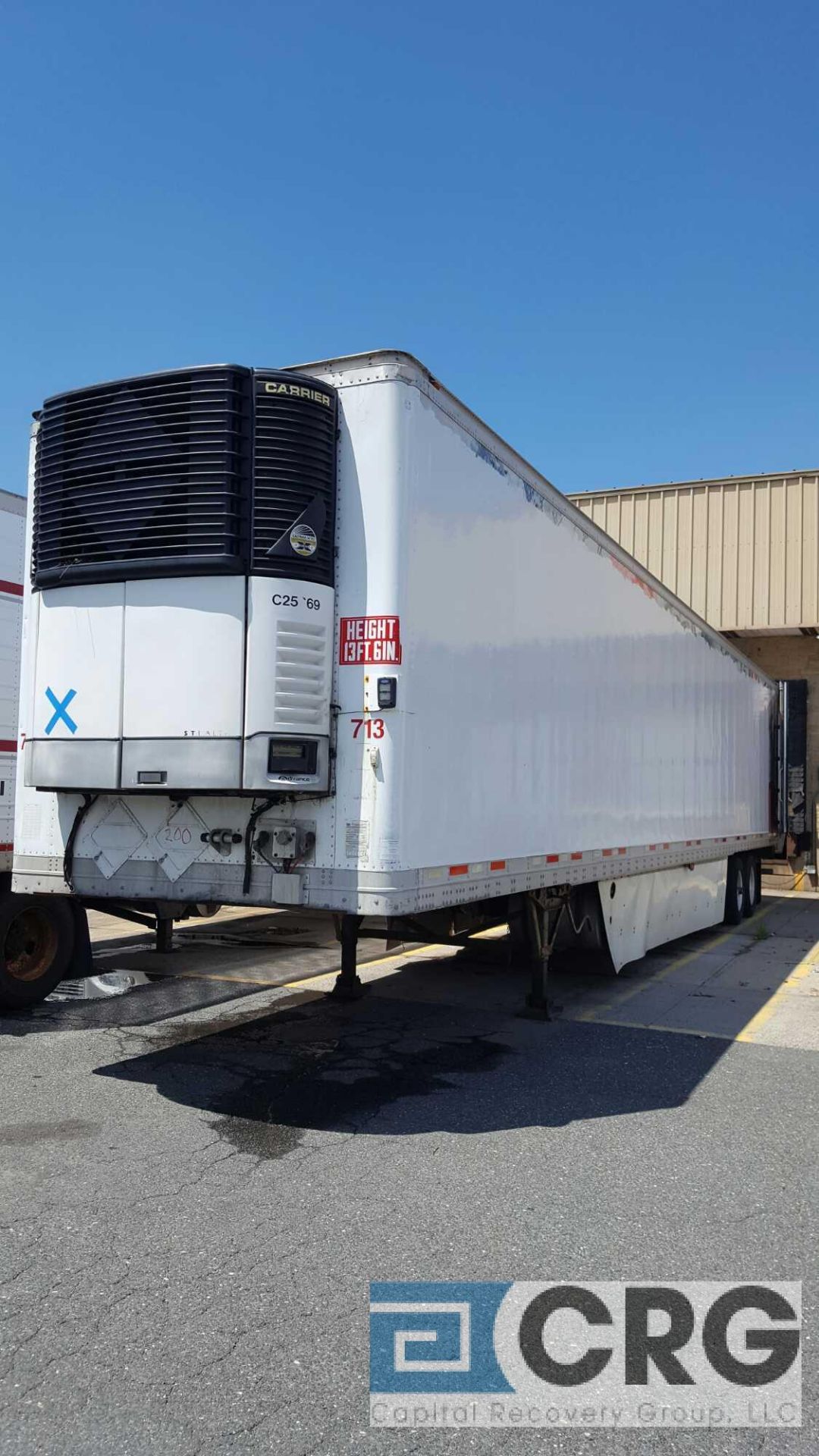 2007 Wabash Multi Temp Refrigerated Semi Trailer - 53 Long, 15356 hours, 6 side doors, 3 curb & 3 - Image 2 of 4