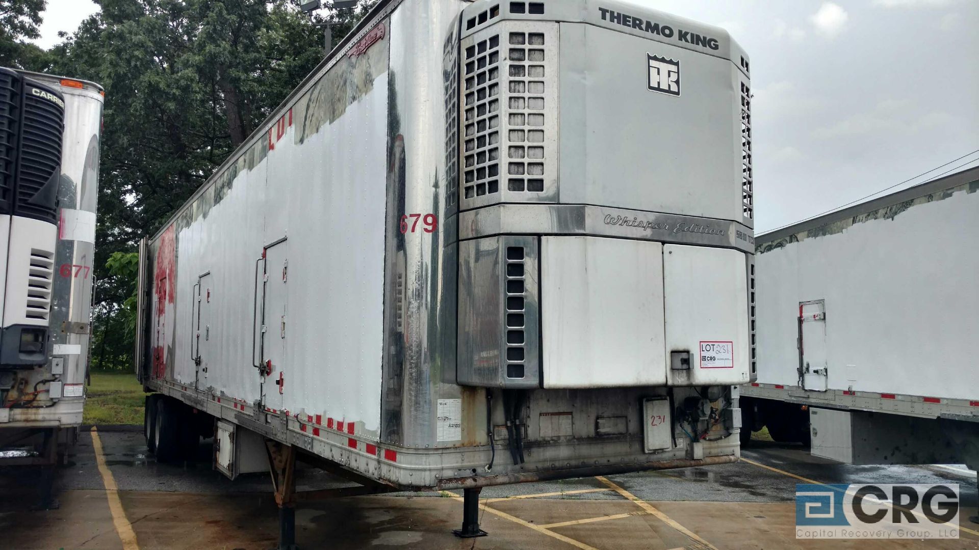 2004 Great Dane Multi Temp Refrigerated Semi Trailer - 42 Long, 96" wide, Thermo King SB III TCI- - Image 3 of 8