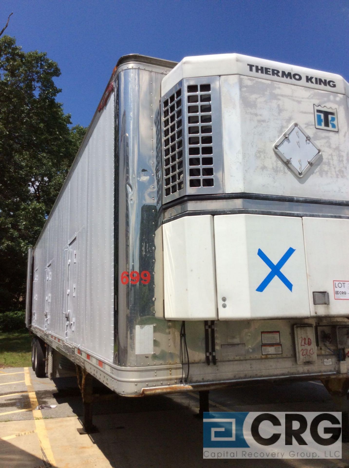 2010 Great Dane Multi Temp Refrigerated Semi Trailer - 43 Long, 102" wide, Thermo King SBIII TCI- - Image 2 of 6
