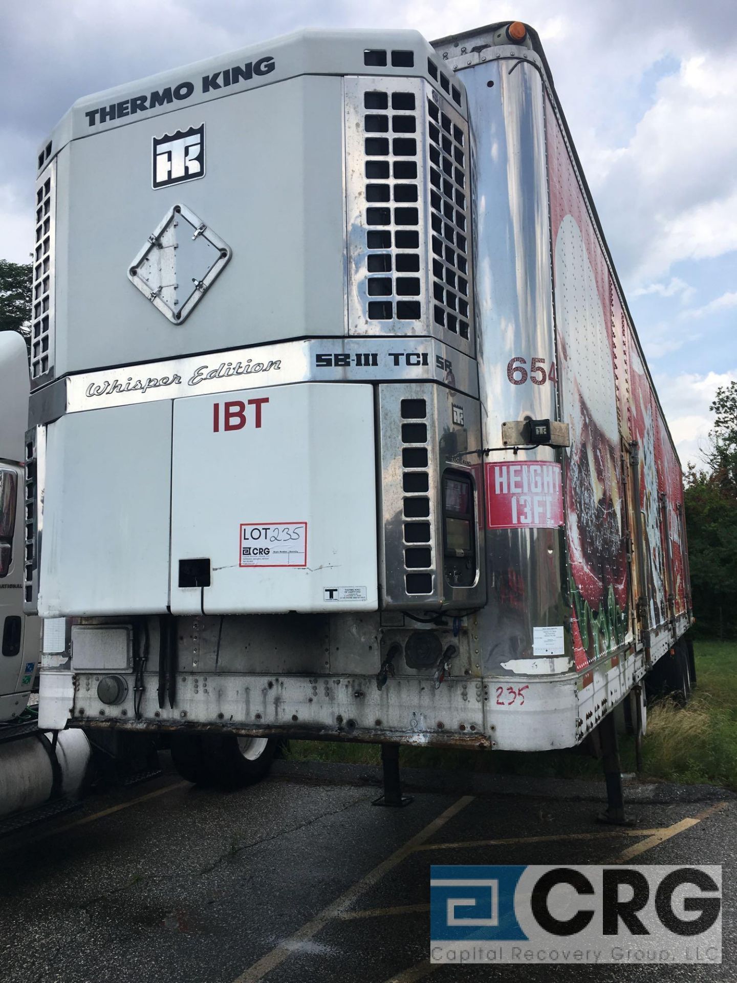 Multi Temp Refrigerated Semi Trailer - 42 Long, 96" wide, Thermo King SB III Non Runner, n/s hours, - Image 3 of 9