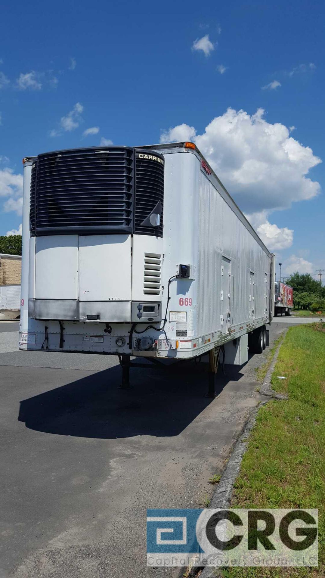 2003 Great Dane Multi Temp Refrigerated Semi Trailer - 45 Long, 102" wide, Carrier T1000, n/s - Image 7 of 7