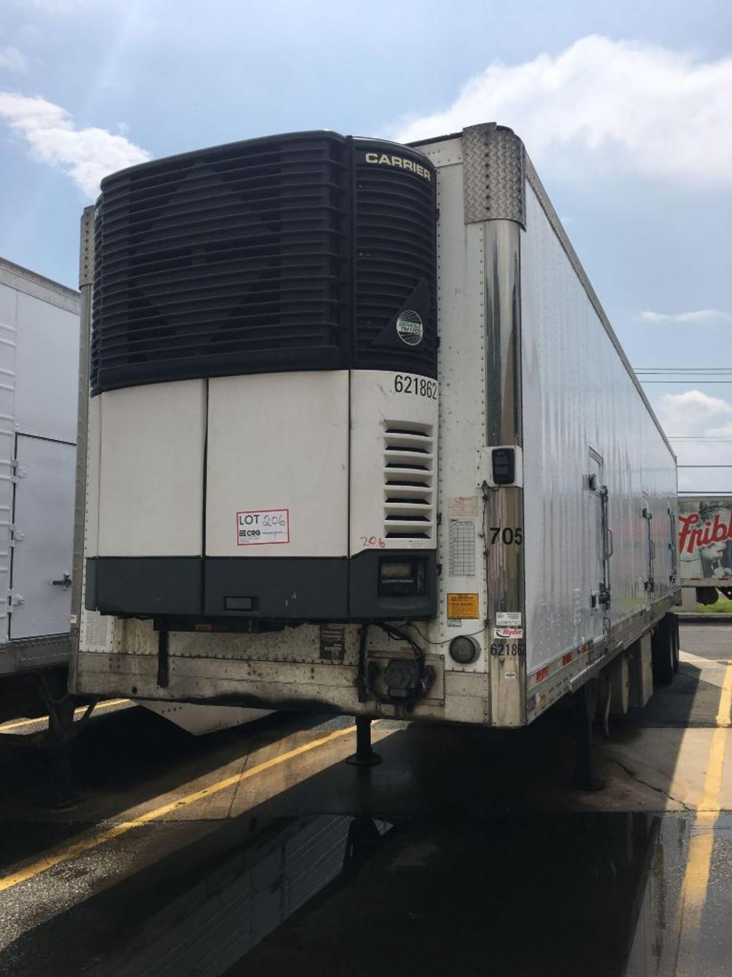 2010 Utility Multi Temp Refrigerated Semi Trailer - 45 Long, 102" wide, Carrier Genesis TM1000,