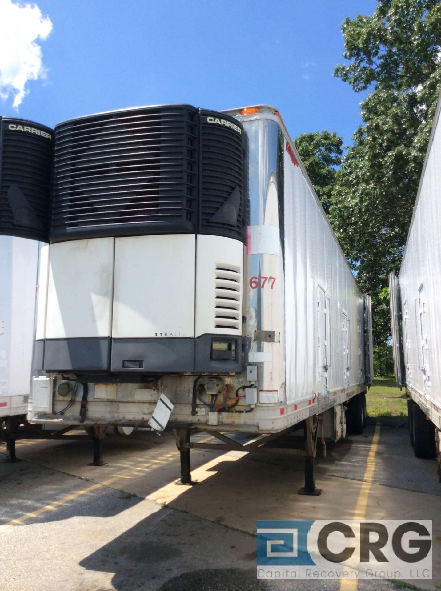 2004 Great Dane Multi Temp Refrigerated Semi Trailer - 42 Long, 96" wide, Carrier Stealth, 17506 - Image 4 of 6