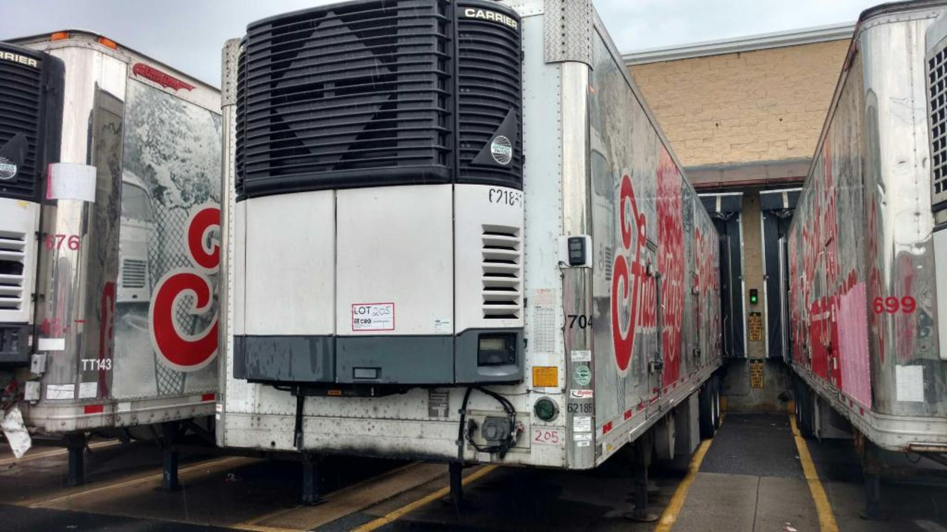 2010 Utility Multi Temp Refrigerated Semi Trailer - 45 Long, 102" wide, Carrier Genesis TM1000,