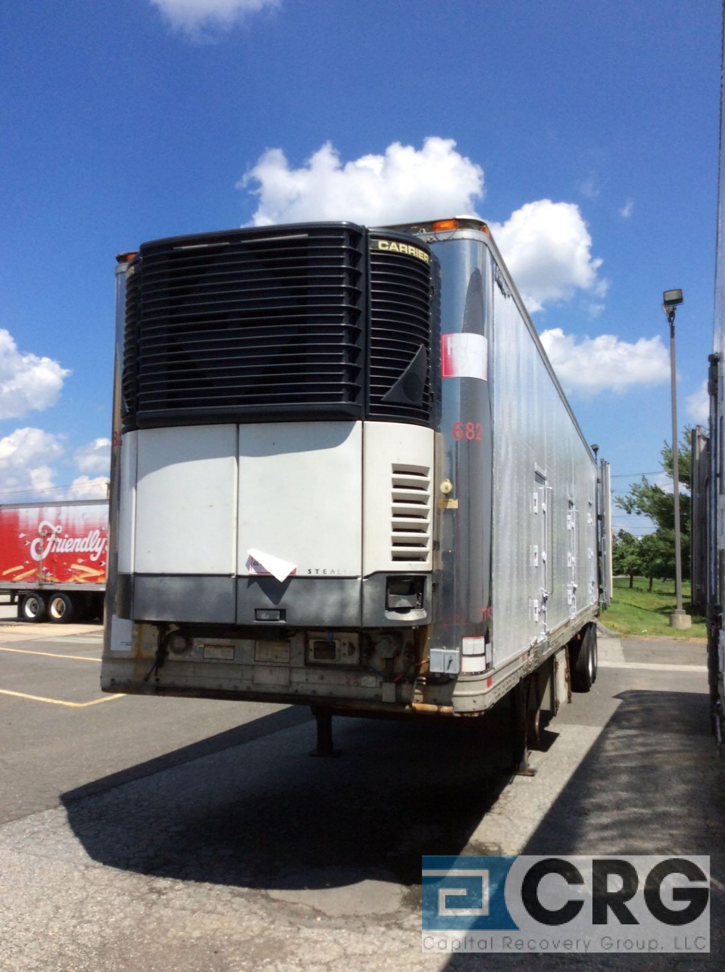 2005 Great Dane Multi Temp Refrigerated Semi Trailer - 43 Long, 96" wide, Carrier Stealth, hours, 6 - Image 2 of 6