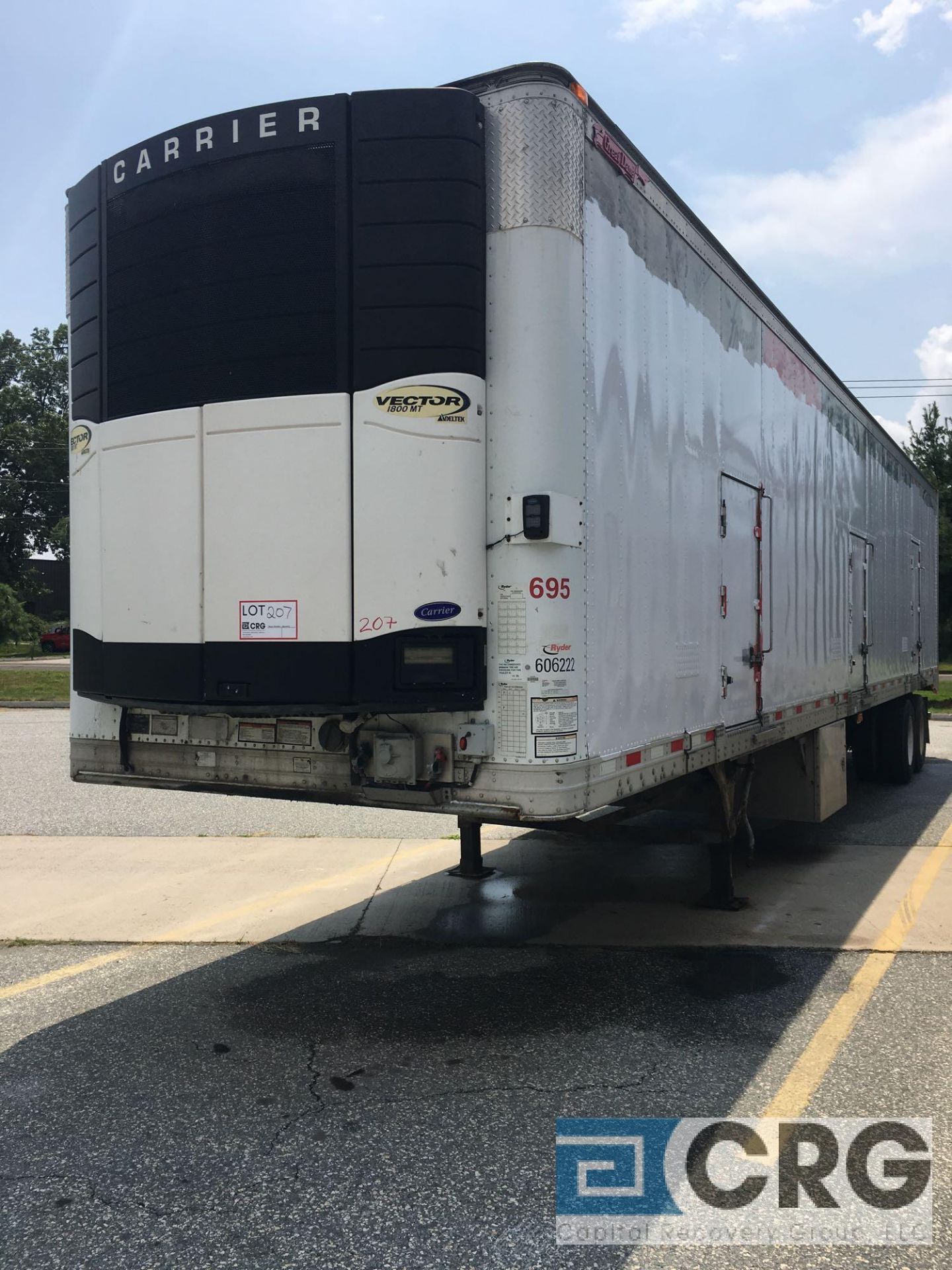 2009 Great Dane Multi Temp Refrigerated Semi Trailer - 45 Long, 102" wide, Carrier Vector 1800MT - Image 2 of 6