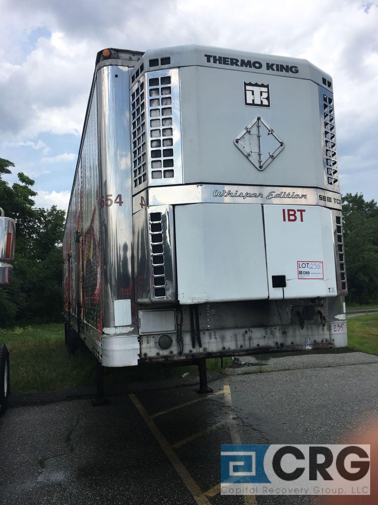 Multi Temp Refrigerated Semi Trailer - 42 Long, 96" wide, Thermo King SB III Non Runner, n/s hours, - Image 4 of 9