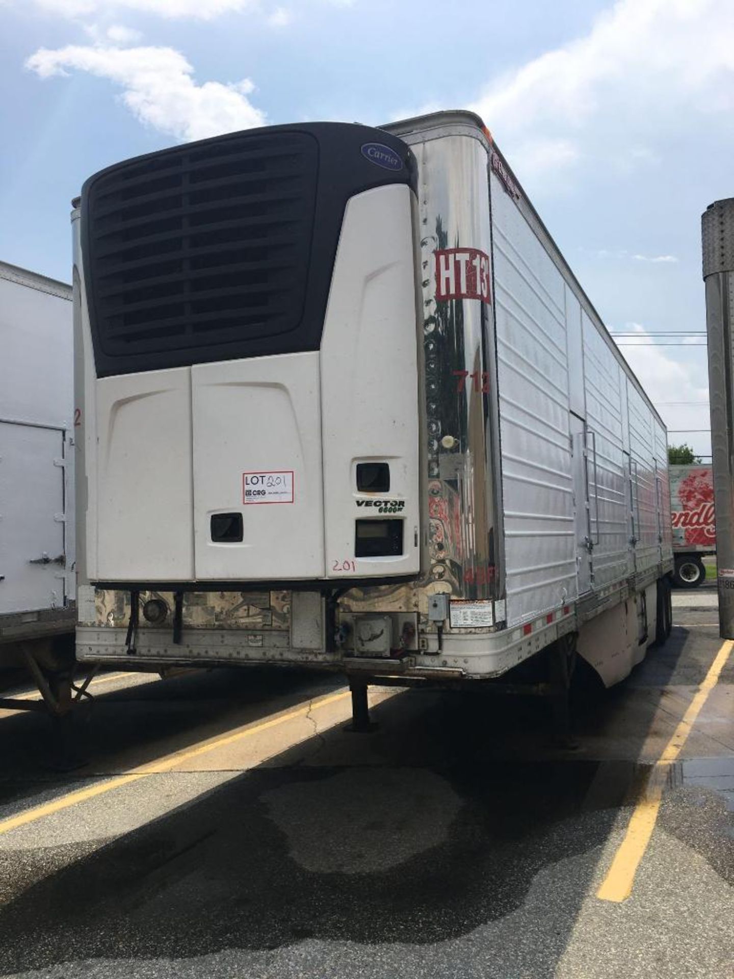 2012 Great Dane Multi Temp Refrigerated Semi Trailer - 45 Long, 102" wide, Carrior Vector 6600MR,