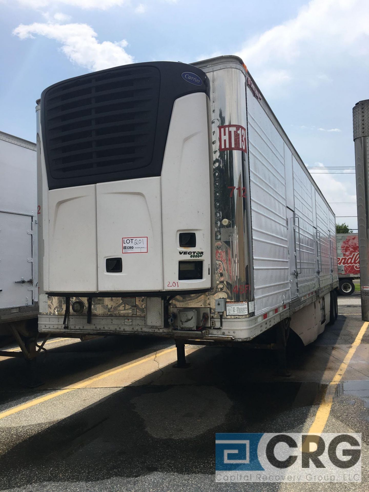 2012 Great Dane Multi Temp Refrigerated Semi Trailer - 45 Long, 102" wide, Carrior Vector 6600MR, - Image 2 of 7