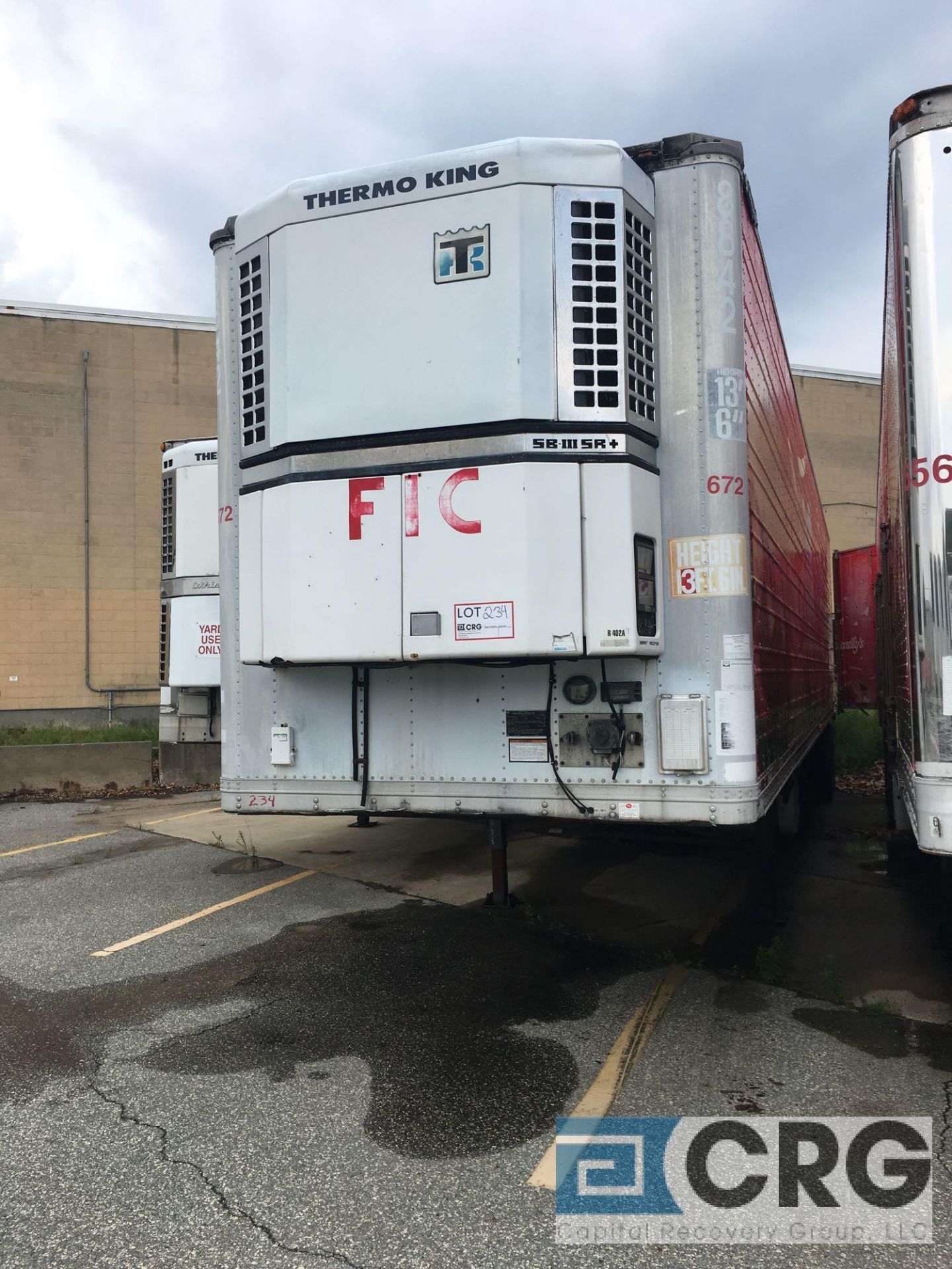 Multi Temp Refrigerated Semi Trailer - 48 Lomg, 96" wide, Thermo King SBIII TCI-SR, n/s hours, 6 - Image 2 of 3