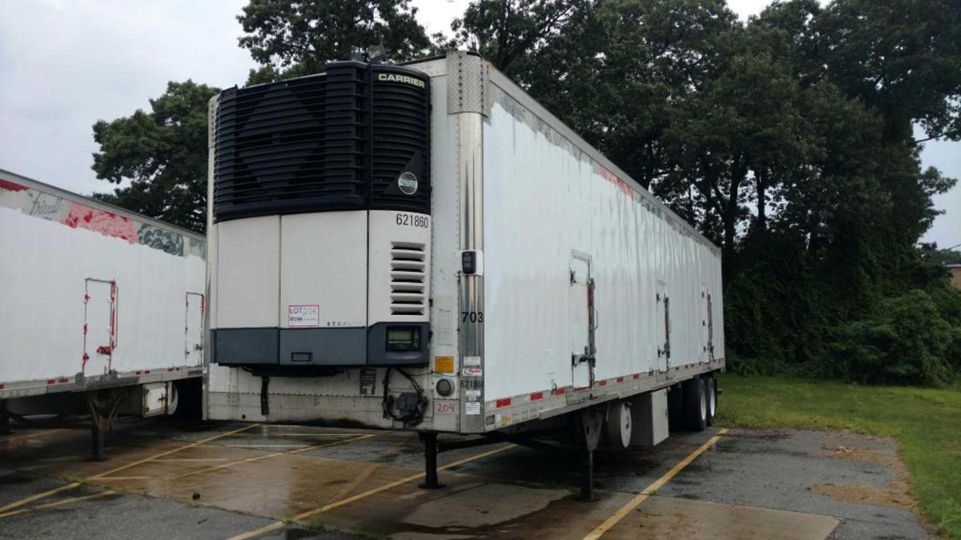 2010 Utility Multi Temp Refrigerated Semi Trailer - 45 Long, 102" wide, Carrier Genesis TM1000,