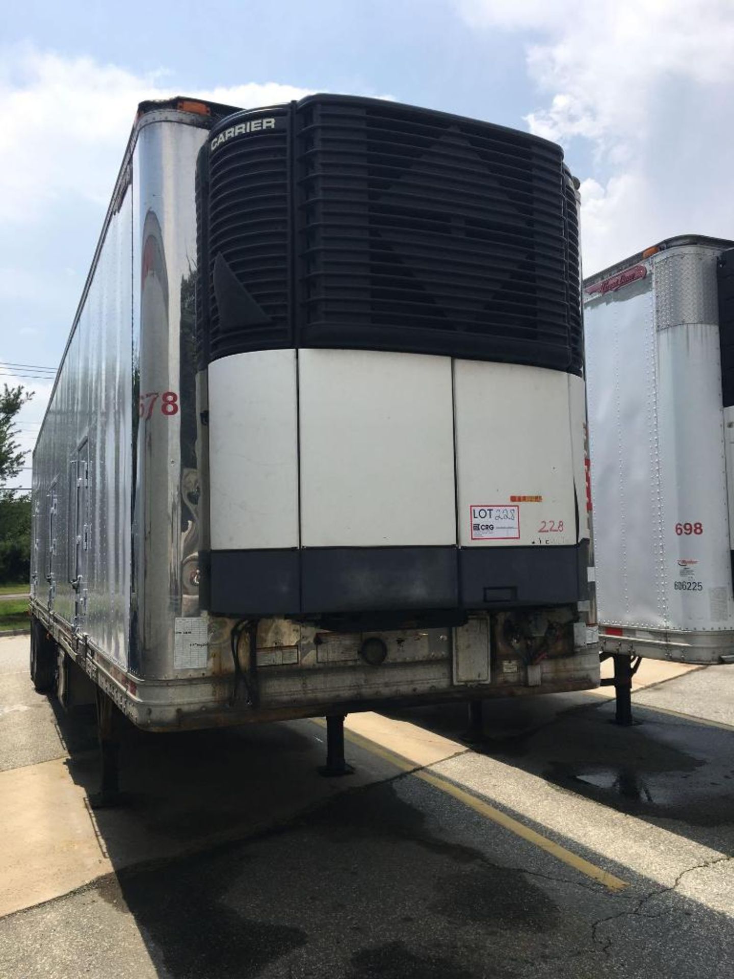 2004 Great Dane Multi Temp Refrigerated Semi Trailer - 42 Long, 96" wide, Carrier Genesis TM1000,