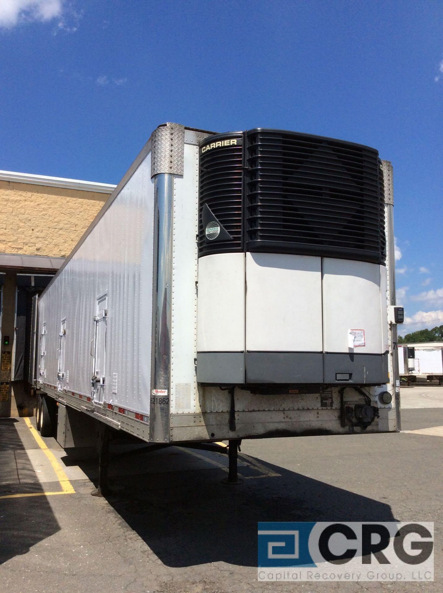 2010 Utility Multi Temp Refrigerated Semi Trailer - 45 Long, 102" wide, Carrier Genesis TM1000, - Image 7 of 7