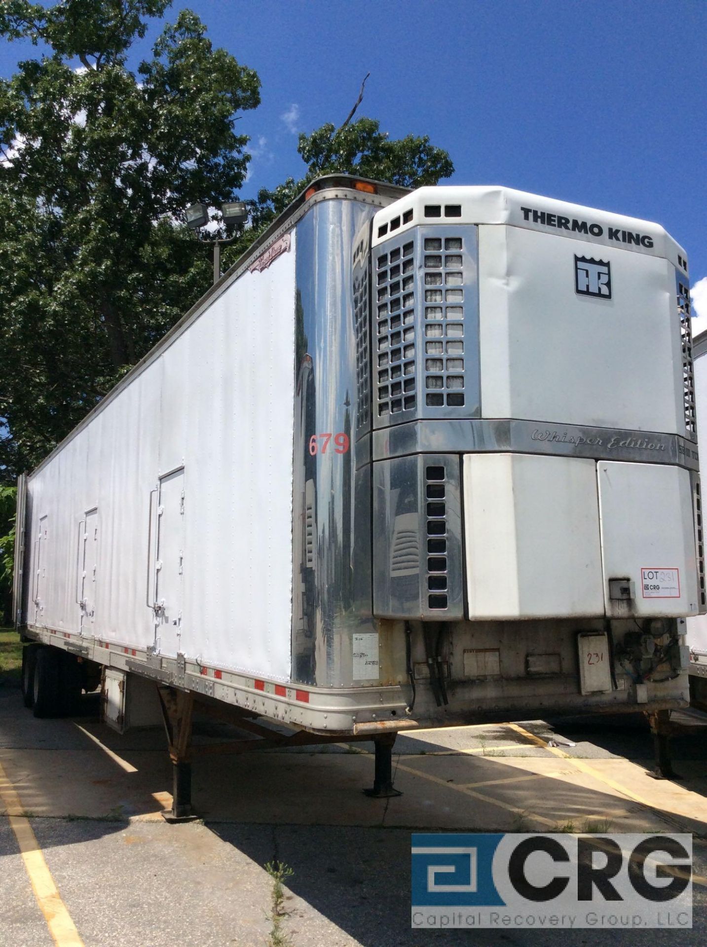 2004 Great Dane Multi Temp Refrigerated Semi Trailer - 42 Long, 96" wide, Thermo King SB III TCI- - Image 8 of 8