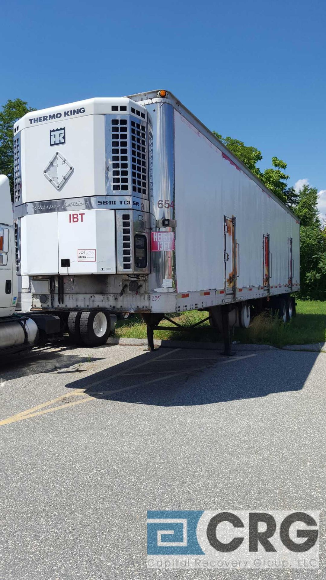 Multi Temp Refrigerated Semi Trailer - 42 Long, 96" wide, Thermo King SB III Non Runner, n/s hours, - Image 8 of 9