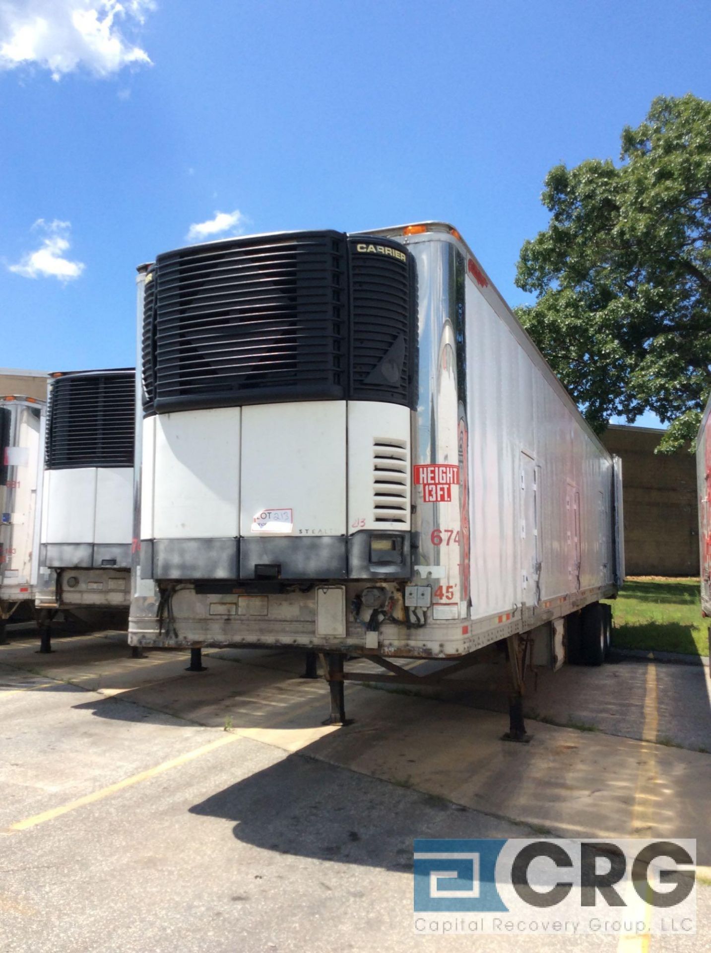 2004 Great Dane Multi Temp Refrigerated Semi Trailer - 45 Long, 96" wide, Carrier Stealth, 17569 - Image 7 of 8