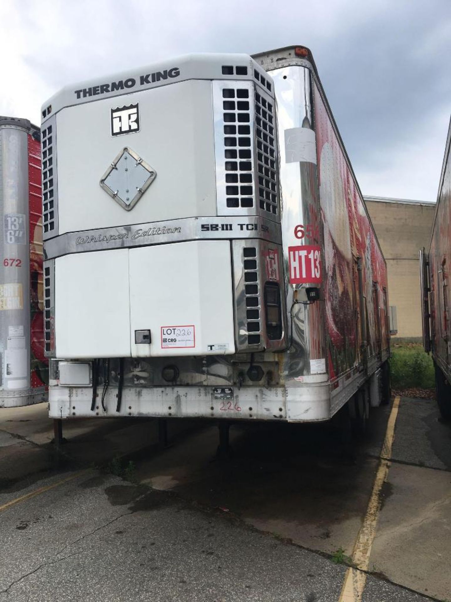 2002 Trailmobile Multi Temp Refrigerated Semi Trailer - 42 Long, 96" widw, Thermo King SBIII TCI-