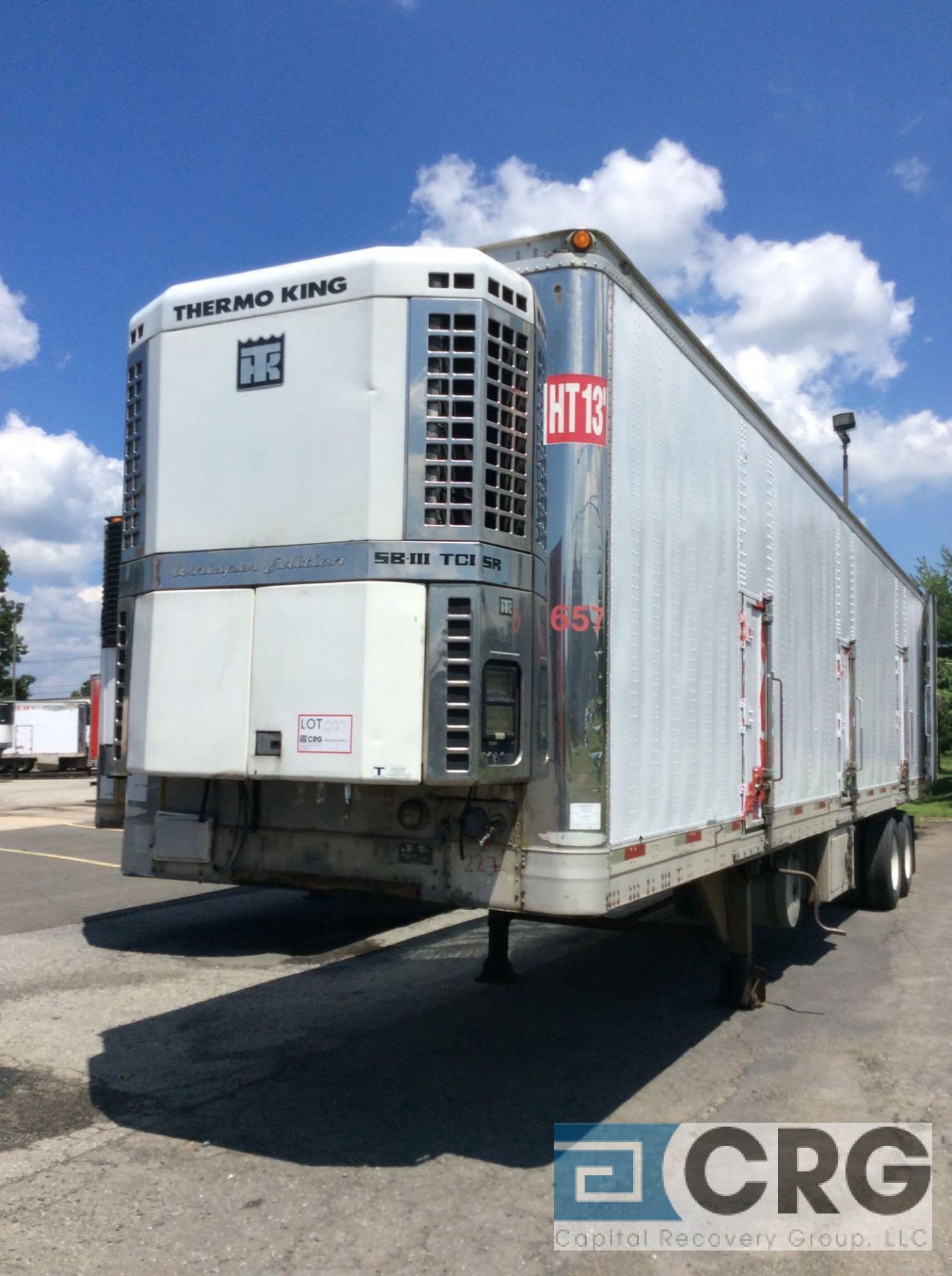2002 Trailmobile Multi Temp Refrigerated Semi Trailer - 43 Long, 96" wide, Thermo King SBIII TCI- - Image 2 of 5
