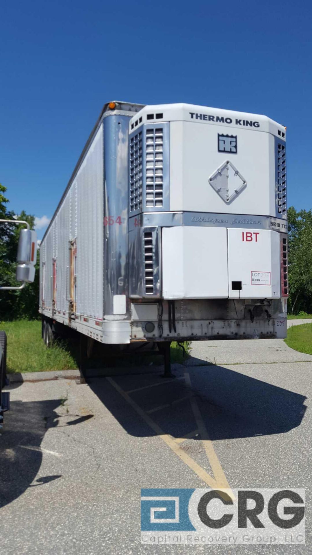 Multi Temp Refrigerated Semi Trailer - 42 Long, 96" wide, Thermo King SB III Non Runner, n/s hours, - Image 9 of 9