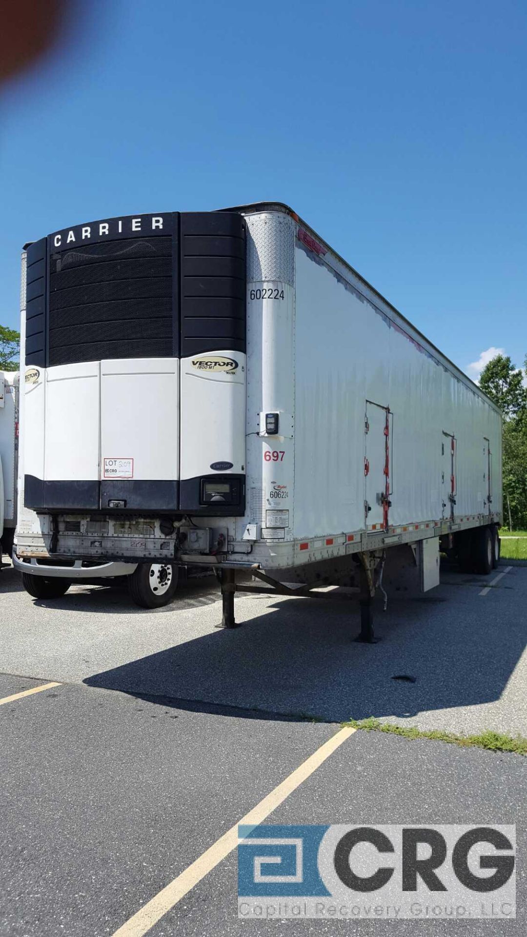 2009 Great Dane Multi Temp Refrigerated Semi Trailer - 45 Long, 102" wide, Carrier Vector 1800MT - Image 4 of 4