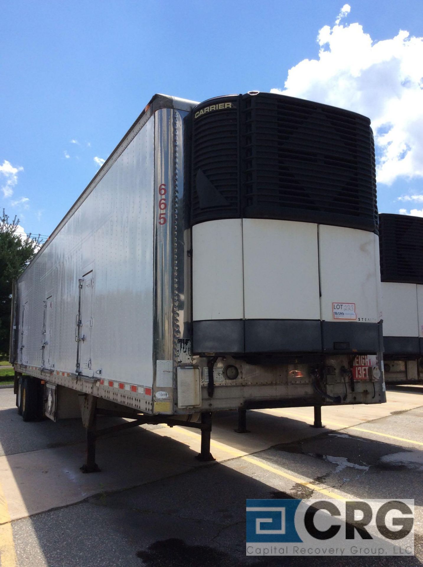 2002 Kidron Multi Temp Refrigerated Semi Trailer - 42 Long, 96" wide, Carrier Genesis TM1000, 20462 - Image 7 of 7