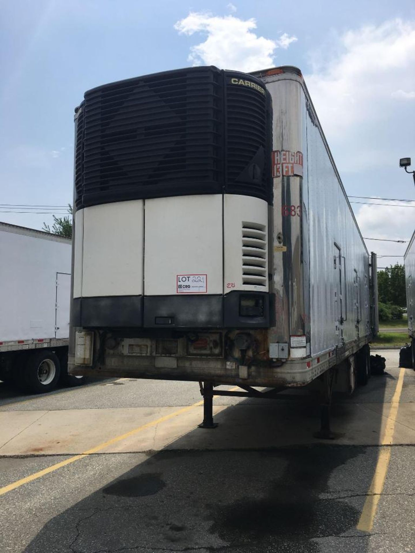 2005 Great Dane Multi Temp Refrigerated Semi Trailer - 43 Long, 96" wide, Carrier Genesis TM1000,