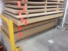 Lot of (4) 5' x 8' x 1 1/4" MDF