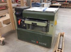 SCMI 24" thicknessing planer, mn S630, sn AB76113 / 100907, 4500 rpm, 230 volt, 3 phase with manuals