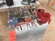 Lot of asst router bits and cutters